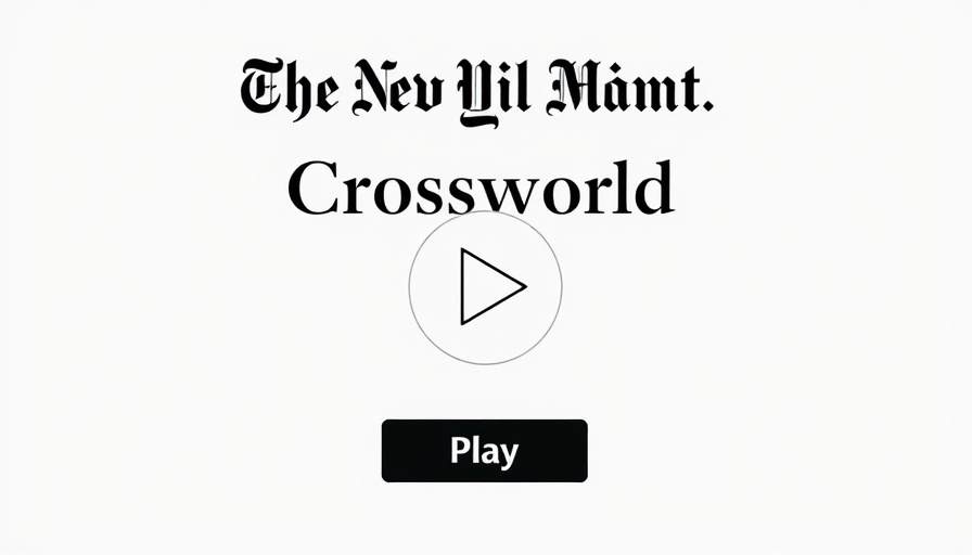 NYT Mini Crossword Clues and Answers play interface.