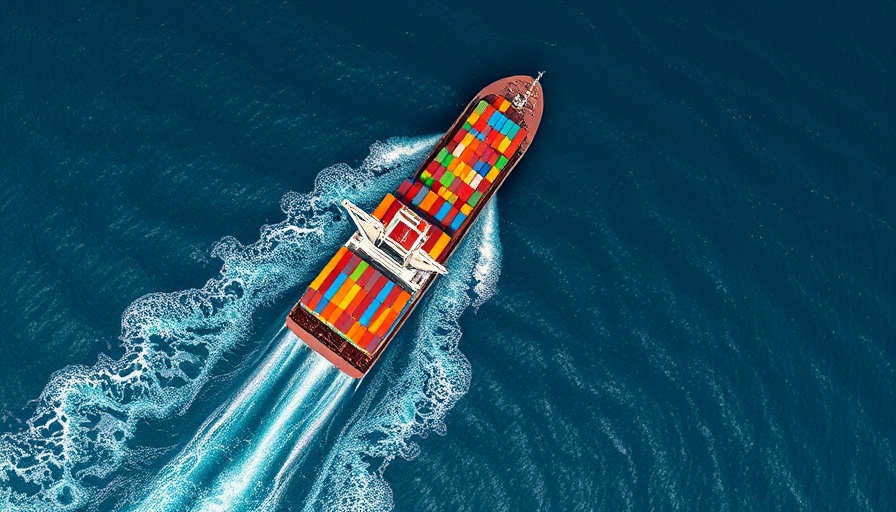 Cargo ship in ocean for asset security amid tariff uncertainty