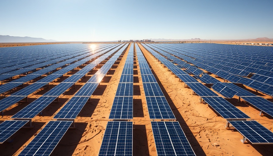 Expansive solar panels showcasing technology in construction