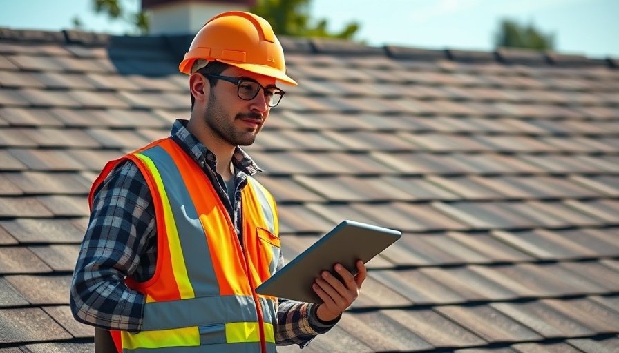 Roofers Insurance Claims Assistance Louisiana - Worker inspecting roof.
