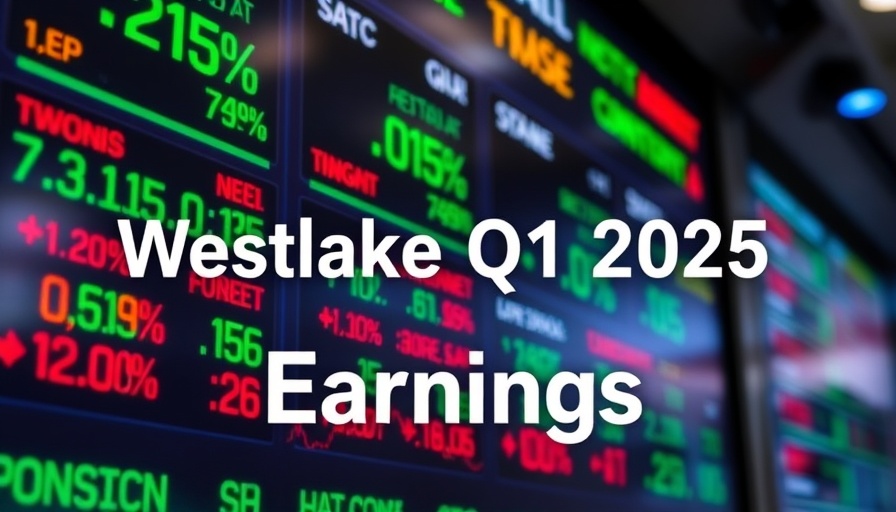 Westlake misses expectations Q1 2025 financial data display.