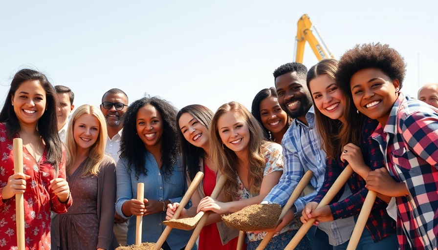 Groundbreaking ceremony for shelter for human trafficking victims.