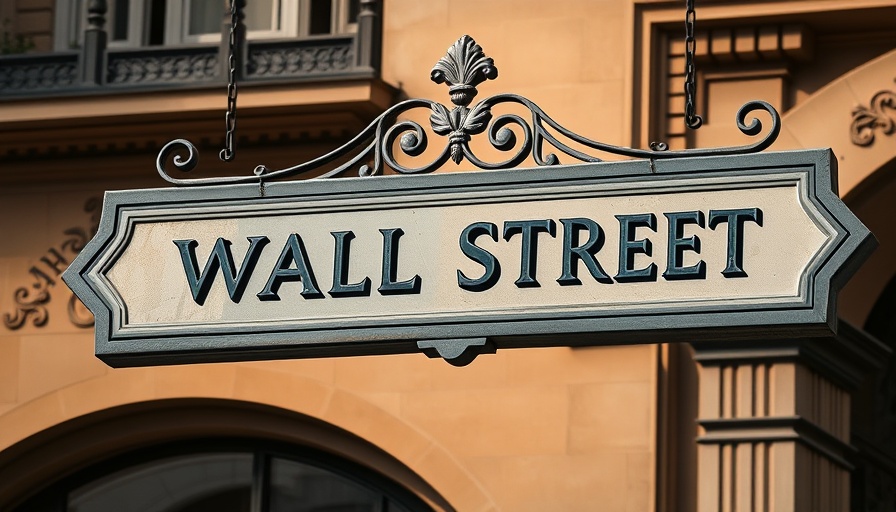 Vintage Wall Street subway sign with decorative tiles.