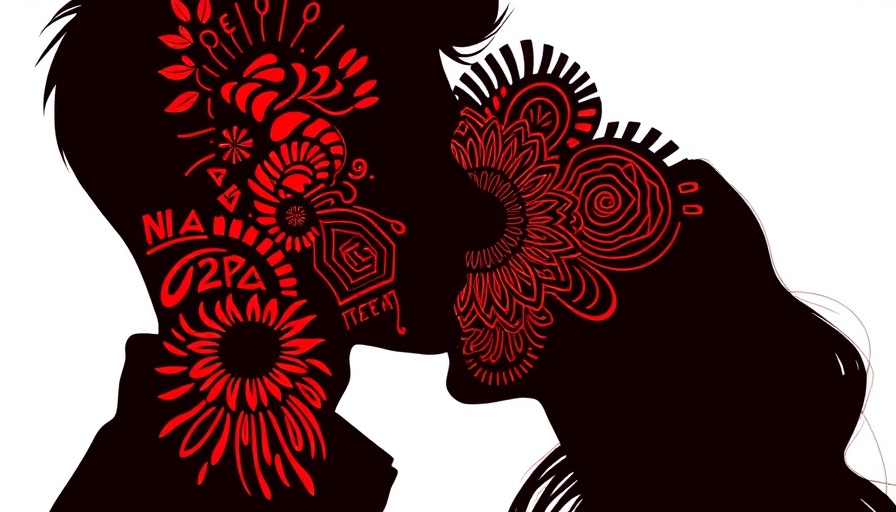 Conceptual art of emotional intelligence in romantic relationships.