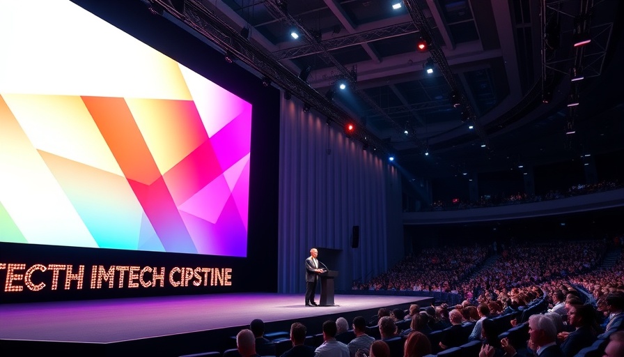 Google announcements AI I/O 2025 event with digital display