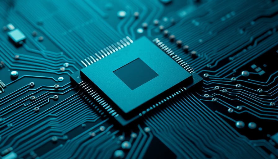 AI supercomputer plant in Fort Worth digital processor close-up.