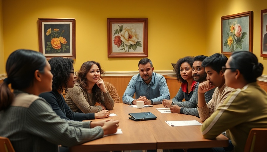 Civil dialogue at the Fort Worth Socrates Cafe, group discussion.