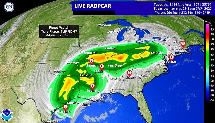 LIVE RADAR: More storms Monday afternoon, Flood Watch until Tuesday morning