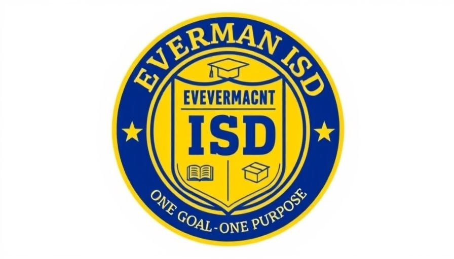 Everman ISD emblem with the motto 'One Goal One Purpose'