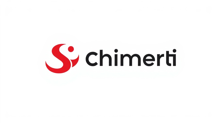 Bold logo of 'Schimenti' with red graphic, symbolizing identity