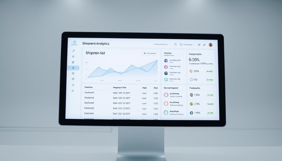 LuminX AI Supply Operations interface showing shipment analytics and statistics.