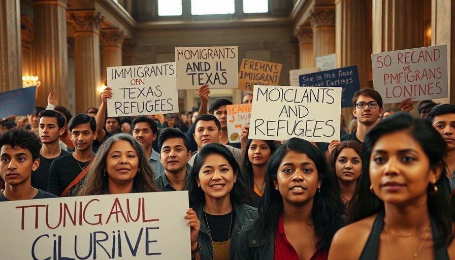 Texas Dream Act supporters at state capitol demonstration.