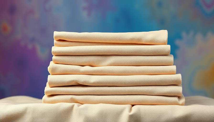 Best Organic Sheets 2025: beige sheets on colorful gradient background.