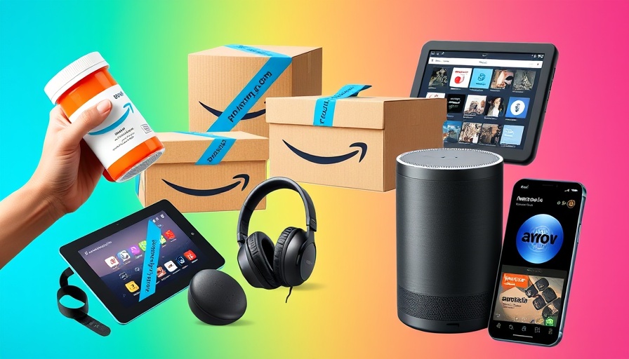Amazon Prime perks collage with products and services.