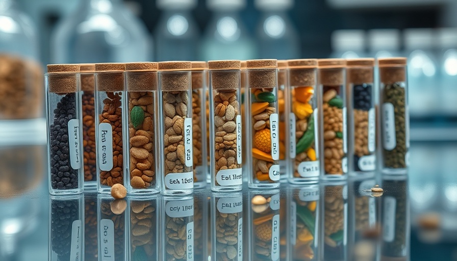 Close-up of seeds in labeled tubes, sending cannabis seeds to space.