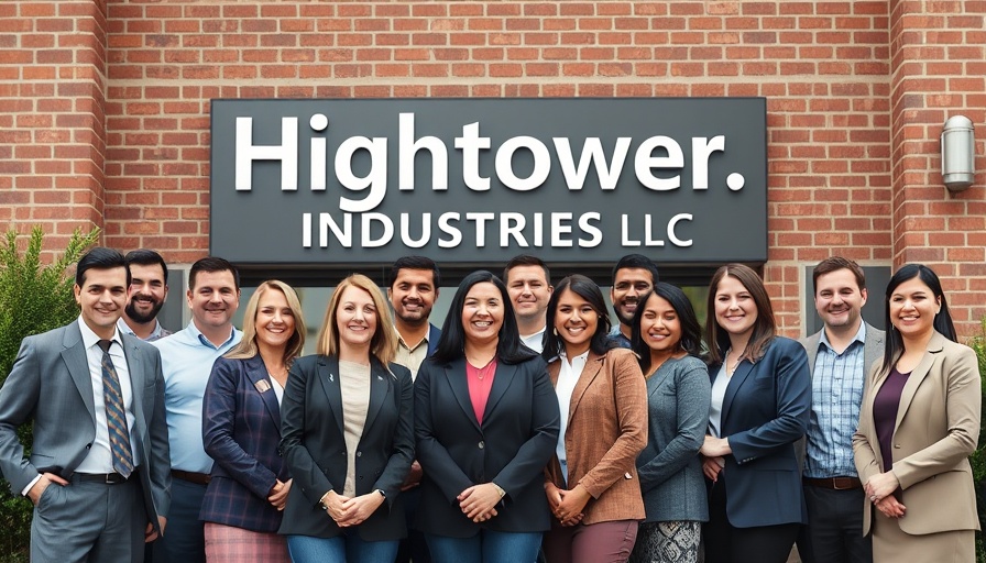 Weather Shield Roofing Systems Acquisition group in front of sign.