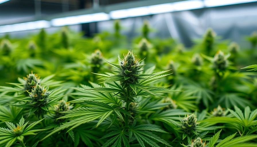 Medical Cannabis for Treating Multiple Sclerosis Symptoms, lush green plants.