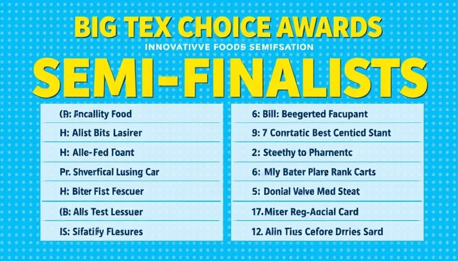 2025 Big Tex Choice Awards finalists list with innovative foods