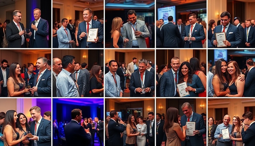 Magazine page featuring award ceremony images, Safe Load Use with Pallet Trucks.