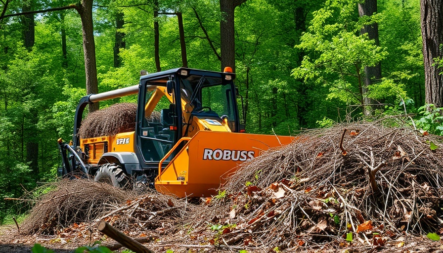 FAE BL0/EX forestry mulcher clearing dense underbrush.