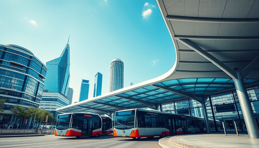 Futuristic NYC Bus Terminal Redevelopment showcasing modern design.