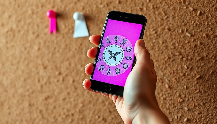 Vibrant smartphone with astrology symbols pinned on board, Astrology for Homeowners.