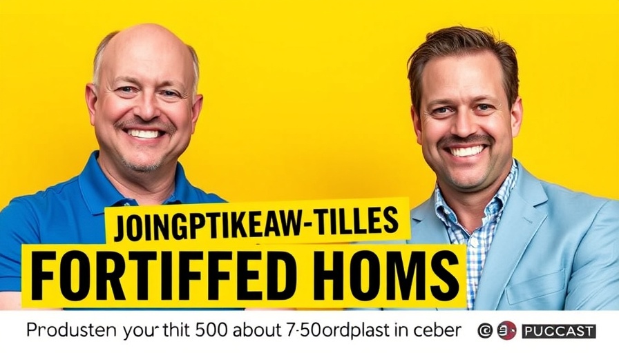 GAF-IBHS FORTIFIED Alliance podcast banner with two men.
