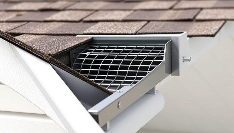 LeafBlaster Pro High Flow Inside Miter installed on roof gutter.