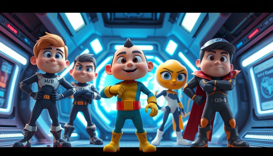 Futuristic animated scene from Best Movies on Netflix July 2025.
