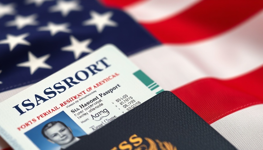 U.S. passport and green card against American flag representing IRS Exit Taxes.