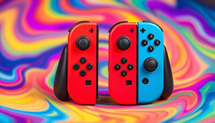 Best Nintendo Switch 2 controllers with vibrant backgrounds.