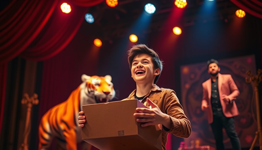 Theatrical scene from Life of Pi at Winspear Opera House