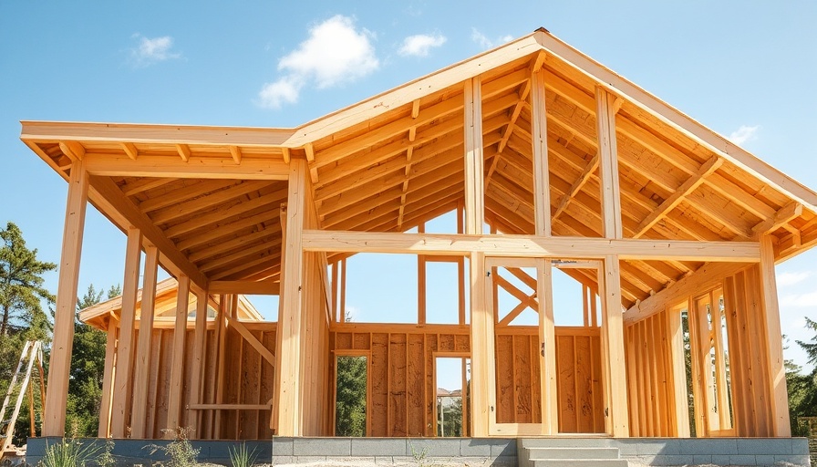 Partially constructed house showcasing construction job growth.