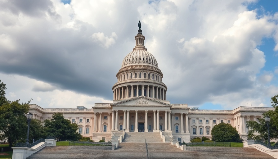 United States Capitol building, representing Senate appropriations bill OSHA MSHA funding.