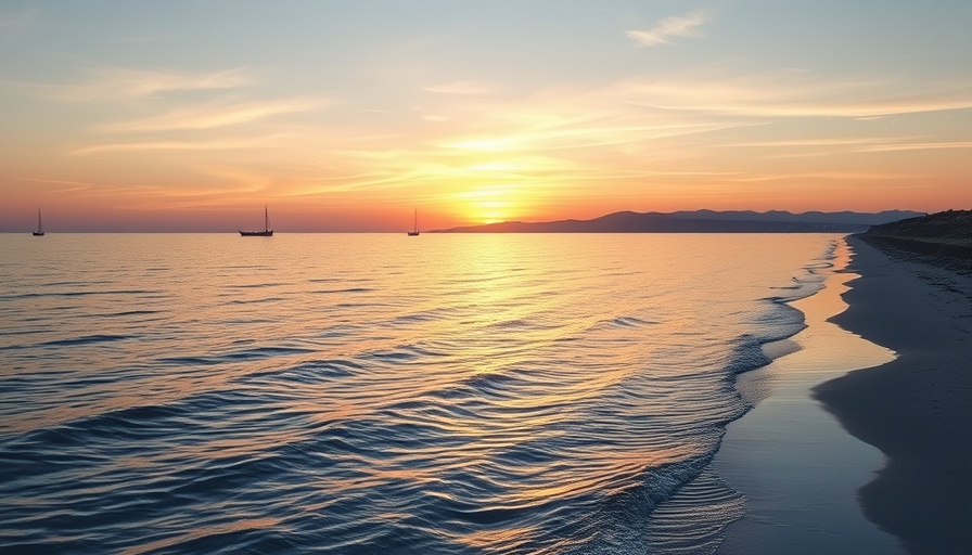Coastal sunrise view with boats for North Carolina Roof Program Coastal Protection.