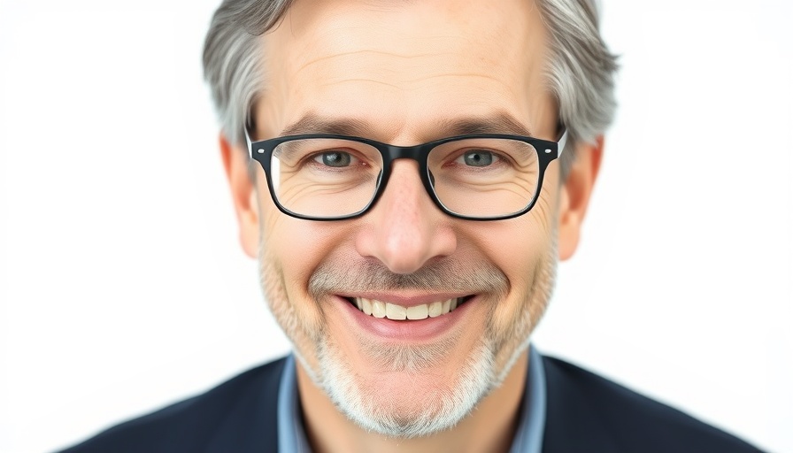 Middle-aged man smiling confidently, symbolizing sports facility leadership changes.