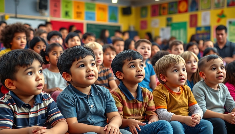 FWISD students at school event, showing diverse expressions.