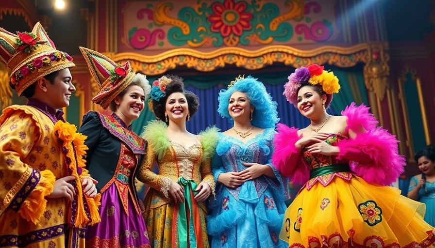 The Wiz National Tour Dallas cast in colorful costumes on stage.