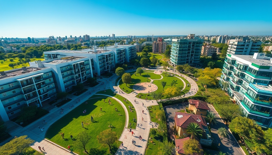 Colleyville urban park and community environment aerial view 2025.