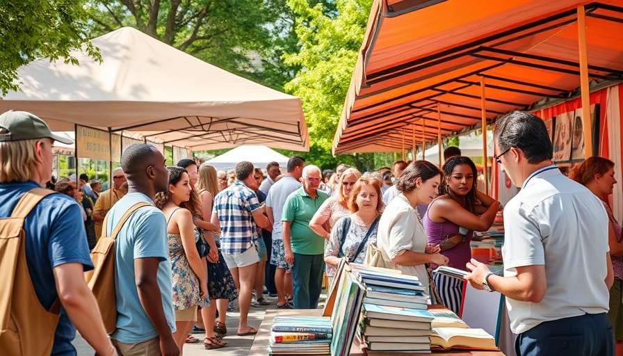 Visitors engaging at Trinity River Book Festival Fort Worth.