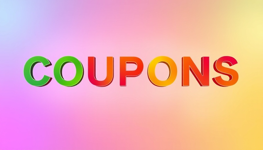 Colorful 'COUPONS' graphic promoting Target deals.