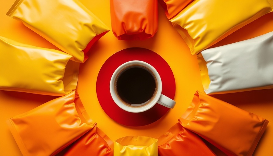 Vibrant coffee subscription packaging and cup, Best Coffee Subscriptions 2025.