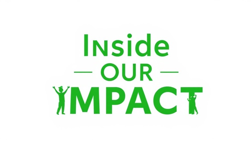 Stylized text artwork 'Inside Our Impact' emphasizing Data-Driven Policing and Crime Analysis.