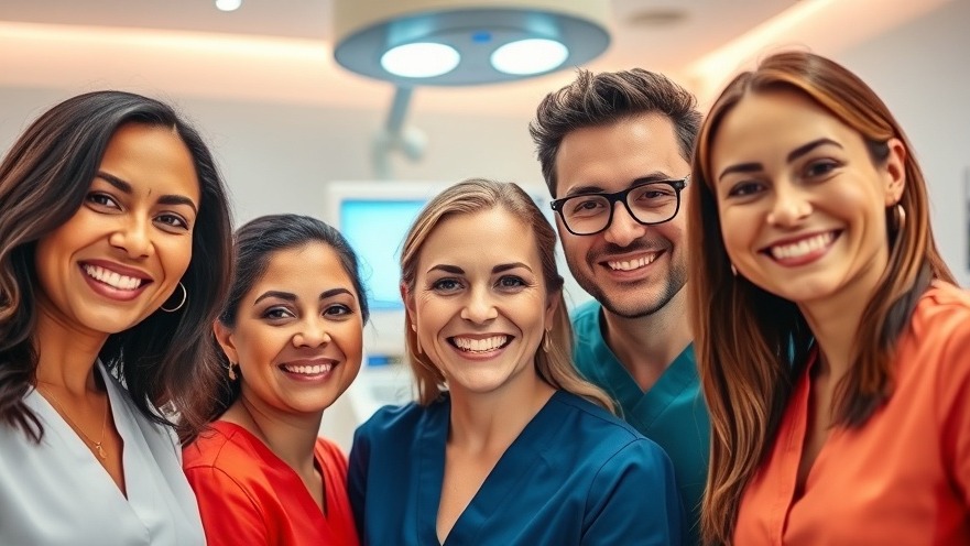 Smiling medspa professionals in a modern setting, showcasing client retention in medspa trends.