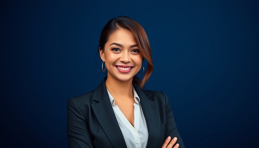 Podcast promo with woman on niche marketing success.