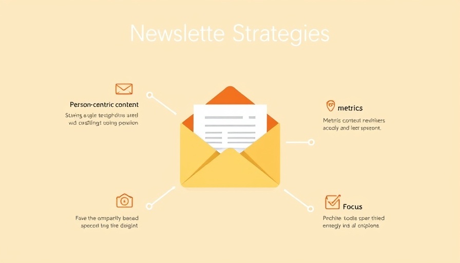 Newsletter Strategy infographic showcasing key trends.