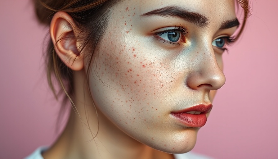 Dermatology Advances cover featuring young woman with acne, 2024 insights.