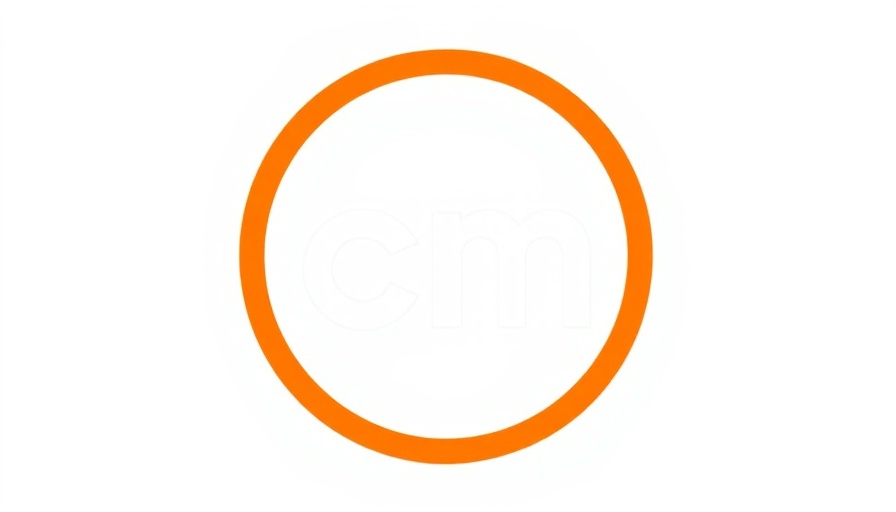 Modern marketing logo with orange and white design.