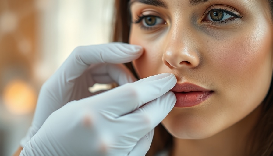 Dermatology innovations examination concept image.