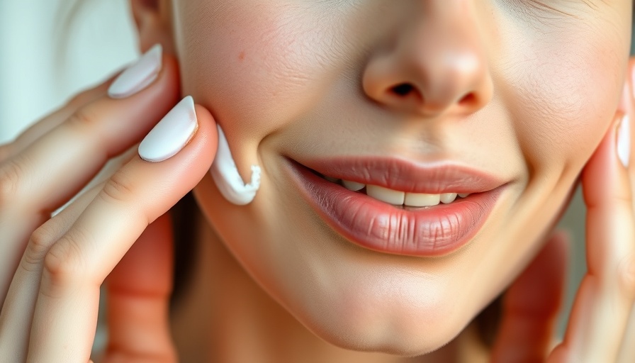 Woman applying cream to smooth skin, skincare with Cysteamine and Isobionicamide